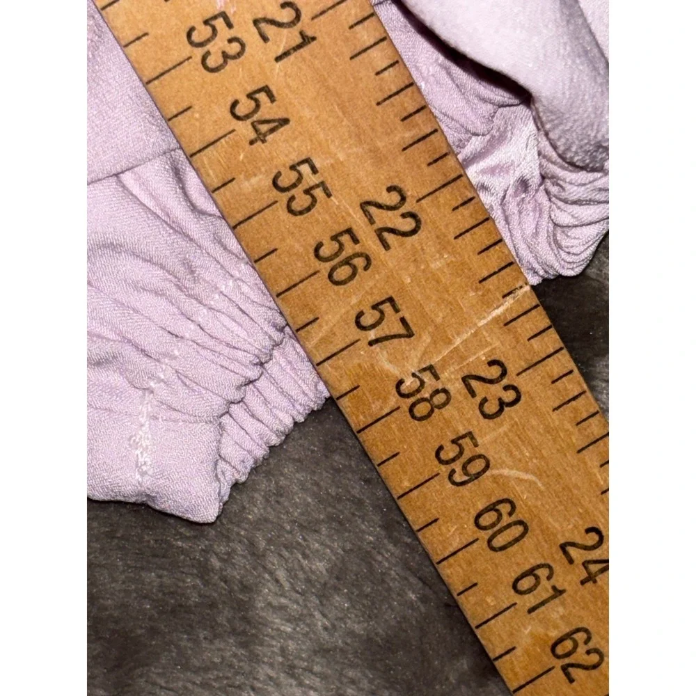 J. Crew Purple‎ Puff Sleeve Keyhole Blouse Top Extra Small TXS New With Tags